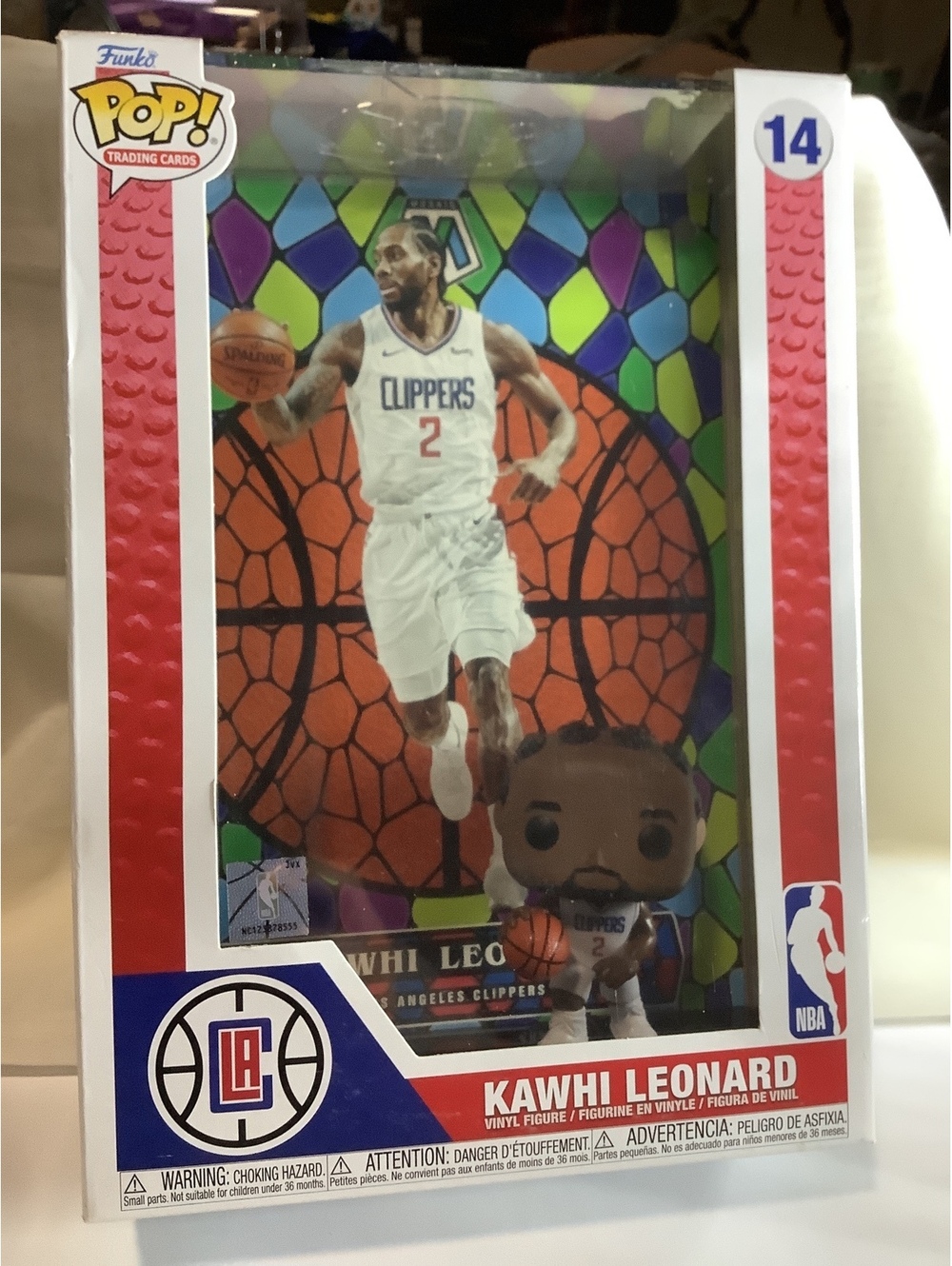 Funko Pop! Trading Cards Kawhi Leonard Los Angeles Clippers #14